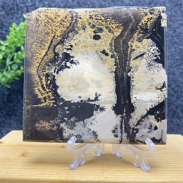 Blue Landscape Painting Slices-ToShay.org