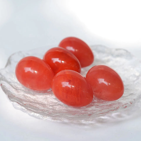Red Watermelon Crystal Eggs-ToShay.org