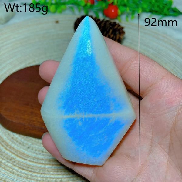 Blue Flash Moonstone Diamond-ToShay.org