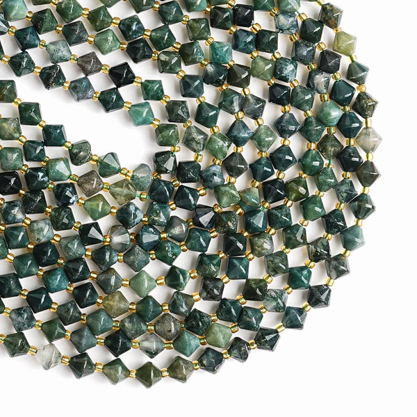 Green Moss Agate Beads-ToShay.org