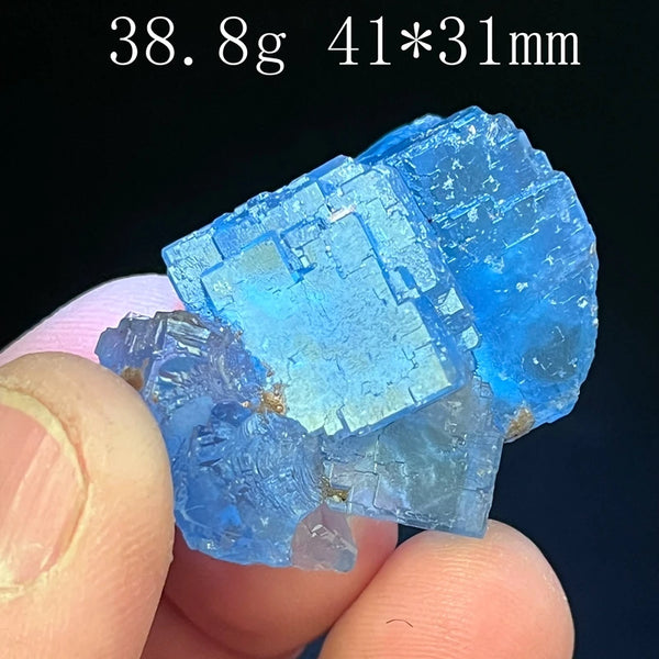 Blue Fluorite Crystal-ToShay.org