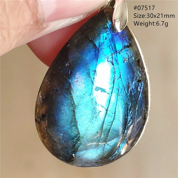 Blue Light Labradorite Pendant-ToShay.org