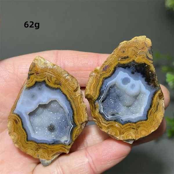 Mixed Agate Crystal Cave Egg-ToShay.org