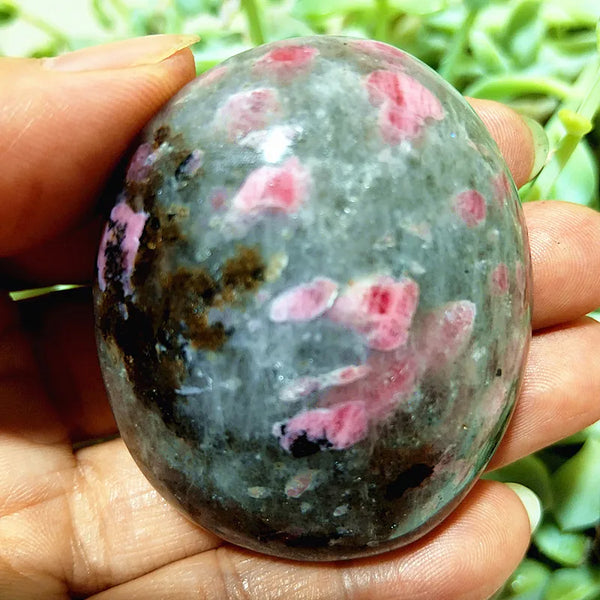 Pink Rose Snowflake Stone-ToShay.org