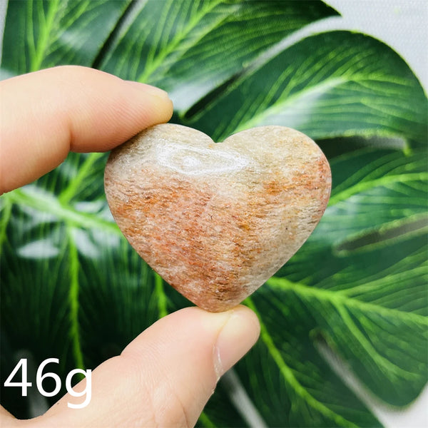 Yellow Garden Ghost Quartz Heart-ToShay.org