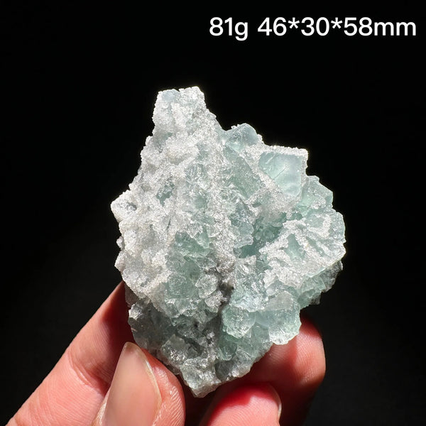 Green Sugar Fluorite Crystal-ToShay.org