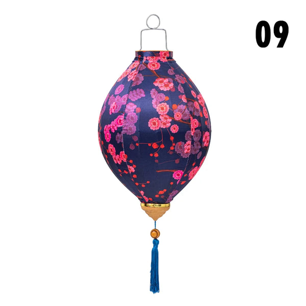 Flower Pattern Silk Lantern-ToShay.org