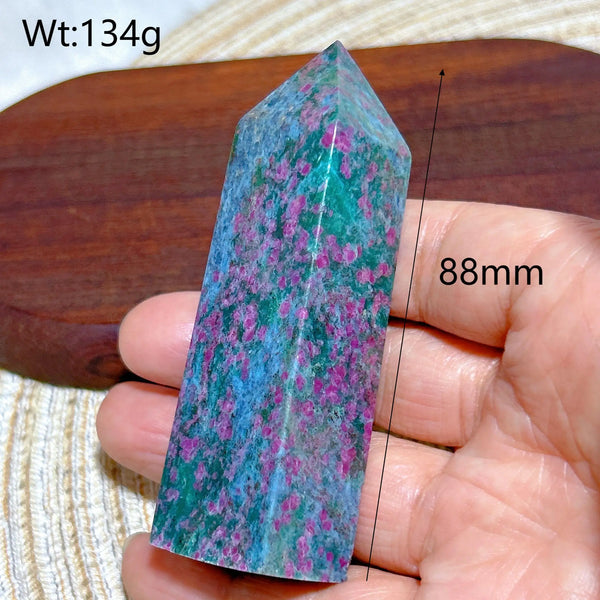 Green Ruby Kyanite Tower-ToShay.org