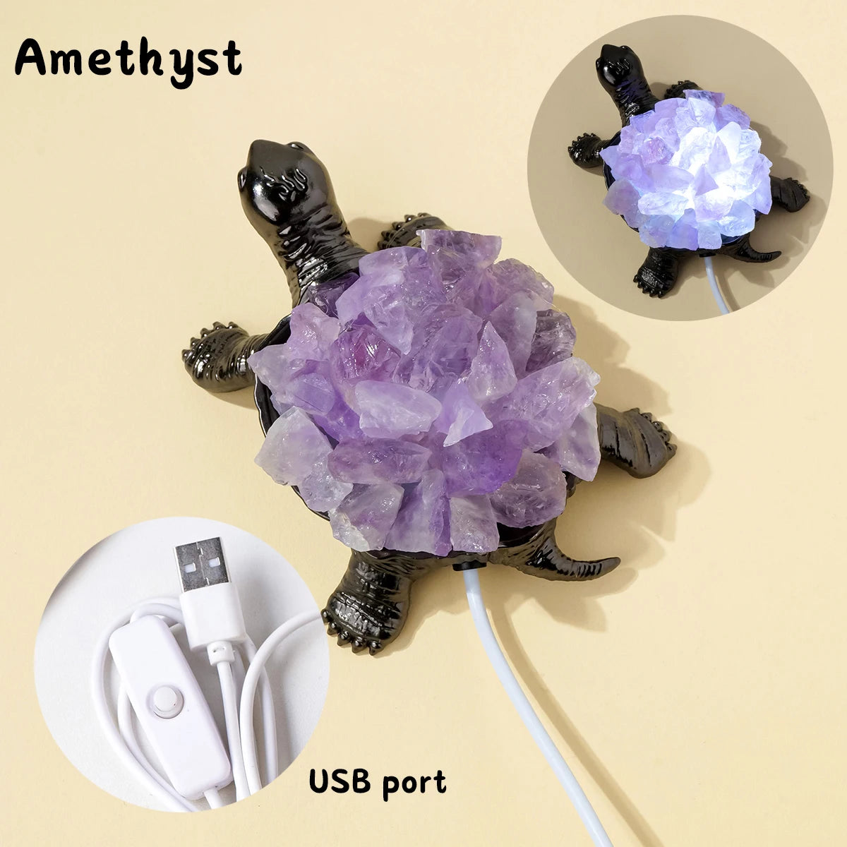 Mixed Crystal Turtle Light-ToShay.org