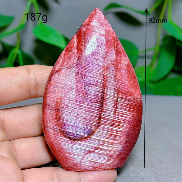 Red Moonstone Crystal Flame-ToShay.org