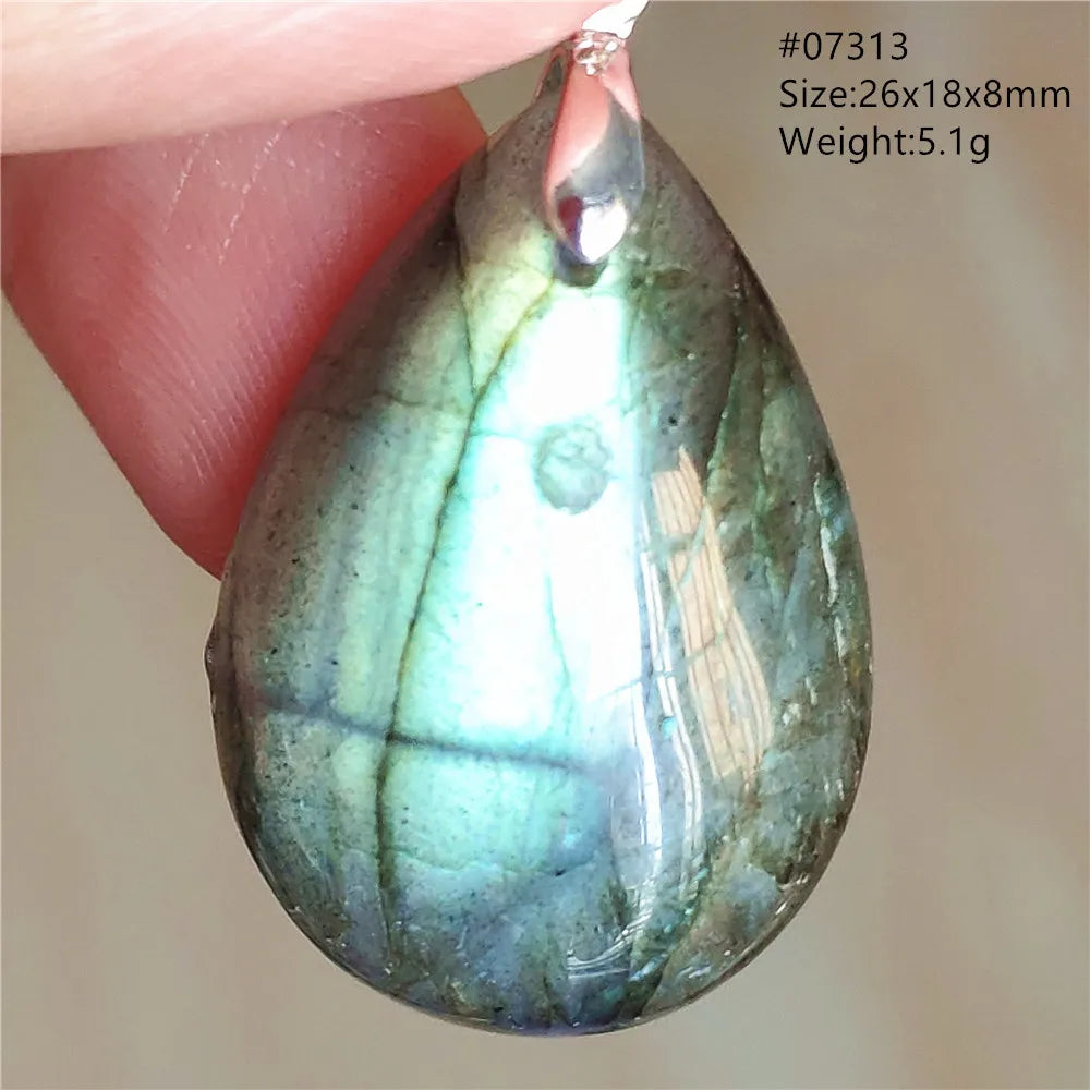 Blue Light Labradorite Pendant-ToShay.org