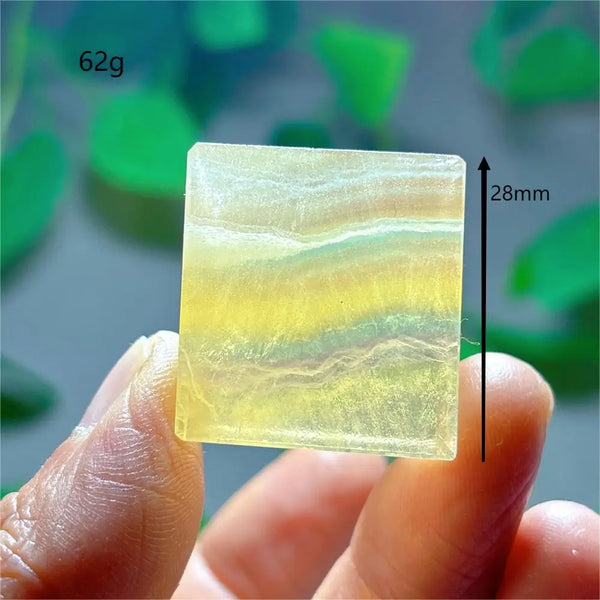 Purple Fluorite Crystal Square-ToShay.org