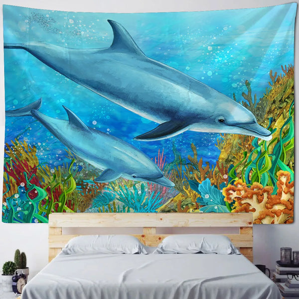 Dolphin Tapestry-ToShay.org