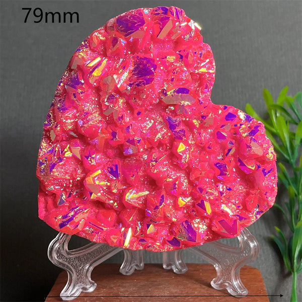 Rainbow Aura Crystal Heart-ToShay.org