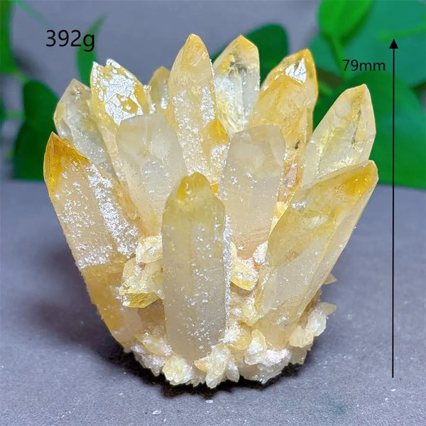 Yellow Citrine Crystal Cluster-ToShay.org