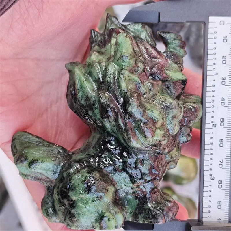 Green Ruby Zoisite Pixiu-ToShay.org