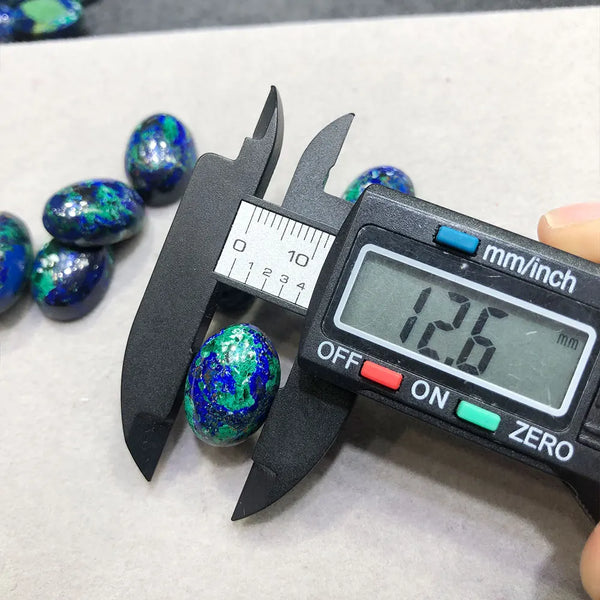 Blue Azurite Cabochon-ToShay.org