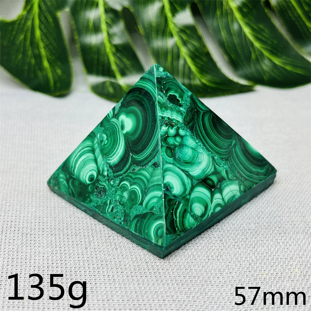 Green Malachite Pyramid-ToShay.org