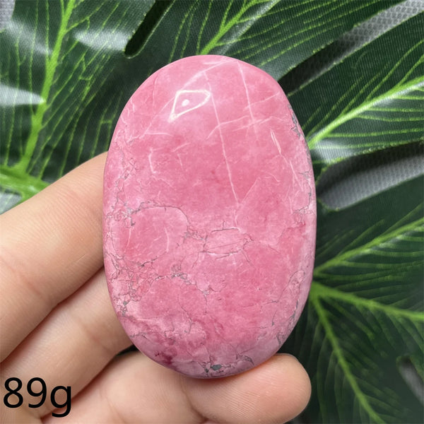 Pink Peach Jade Palm Stone-ToShay.org