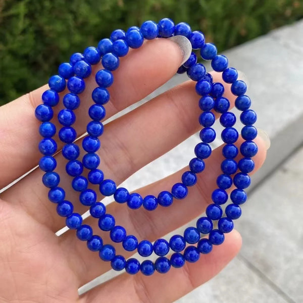 Blue Lapis Lazuli Wrap Bracelet-ToShay.org