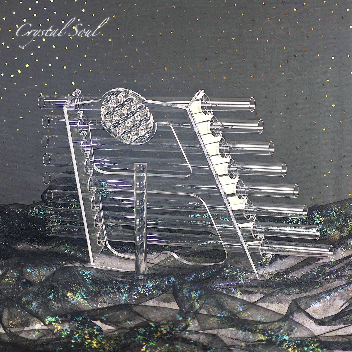 Clear Crystal Singing Harp-ToShay.org