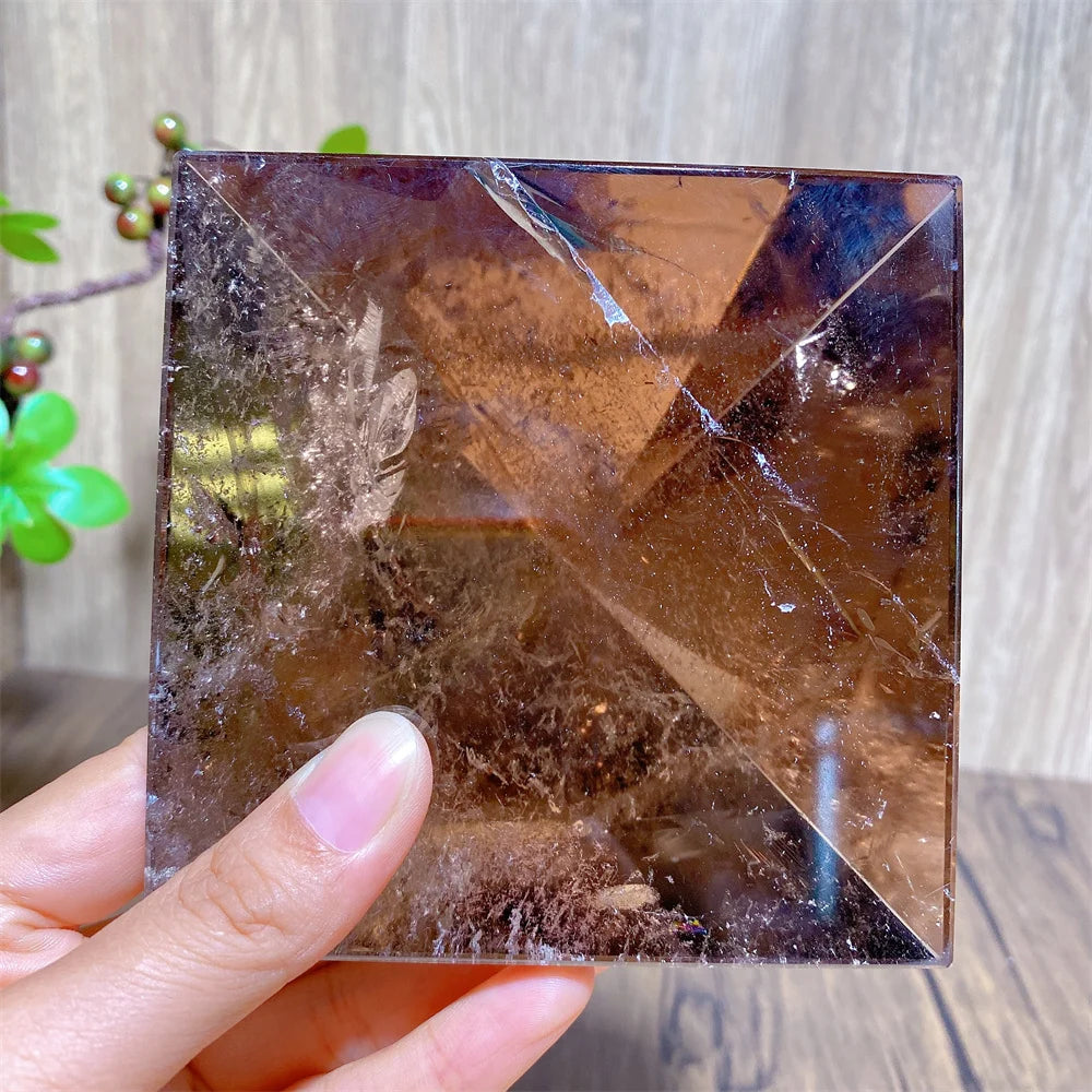 Brown Smoky Quartz Pyramid-ToShay.org