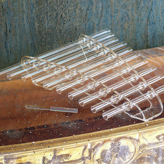 Clear Crystal Singing Harp-ToShay.org