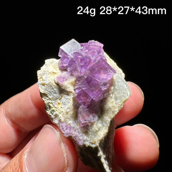 Purple Fluorite Crystal-ToShay.org