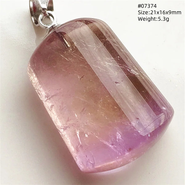 Purple Yellow Ametrine Pendant-ToShay.org