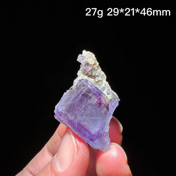 Purple Fluorite Crystal-ToShay.org