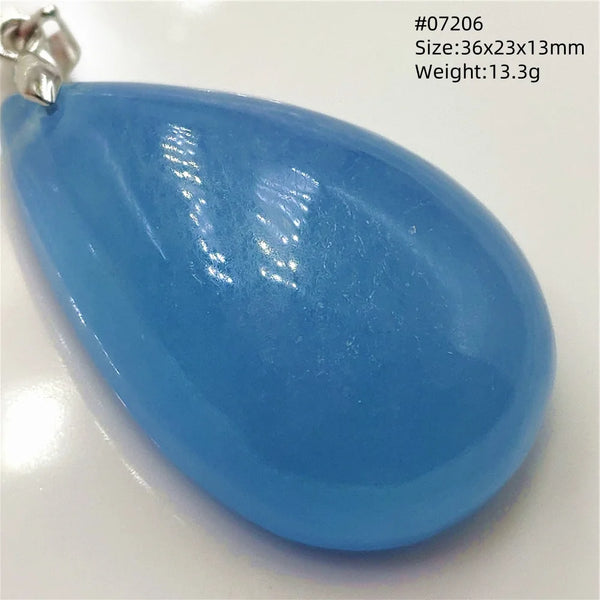 Blue Aquamarine Pendant-ToShay.org