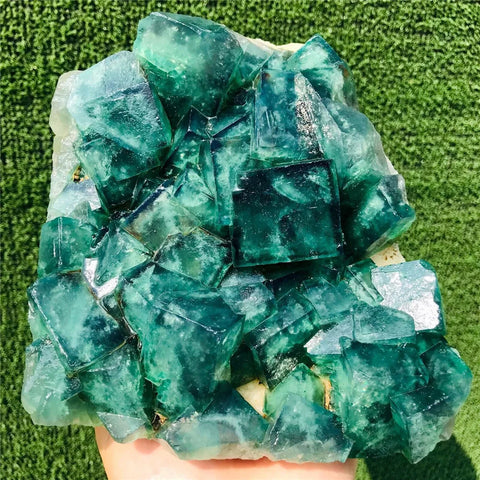 Green Fluorite Cluster-ToShay.org