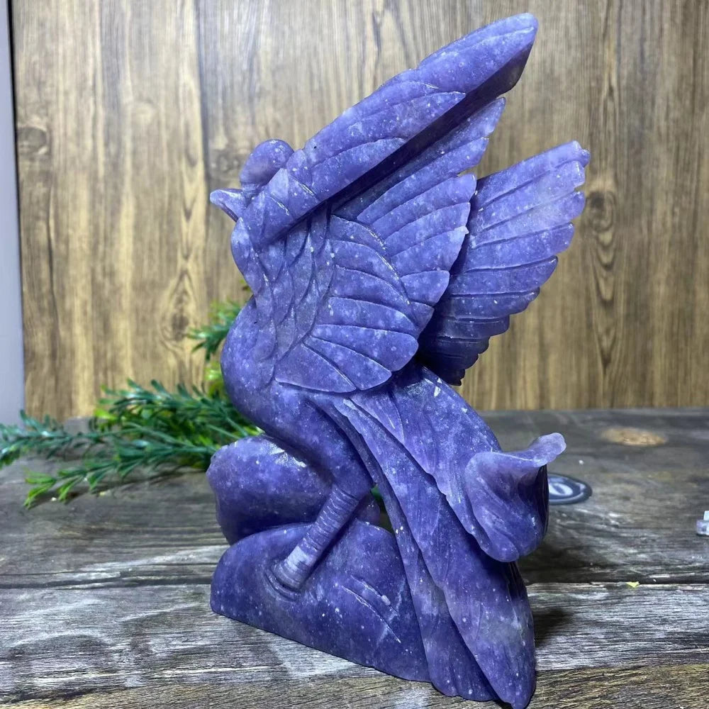 Purple Jade Phoenix Bird-ToShay.org