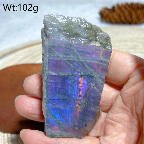Purple Labradorite Slice-ToShay.org