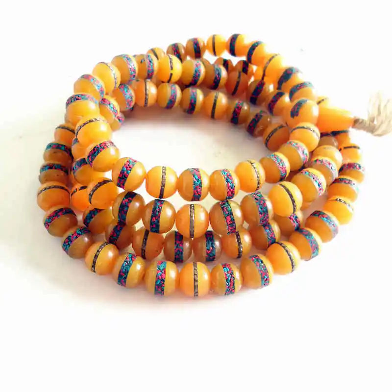 Yellow Beeswax Amber Beads-ToShay.org