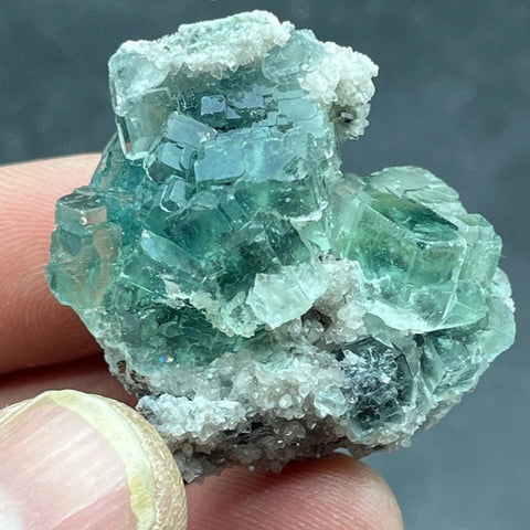 Green Vitreous Fluorite Crystal-ToShay.org