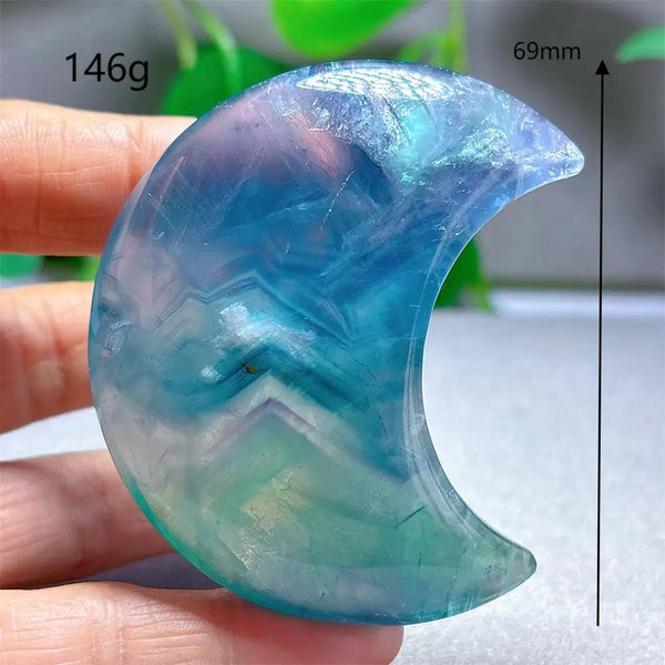 Rainbow Fluorite Moon-ToShay.org