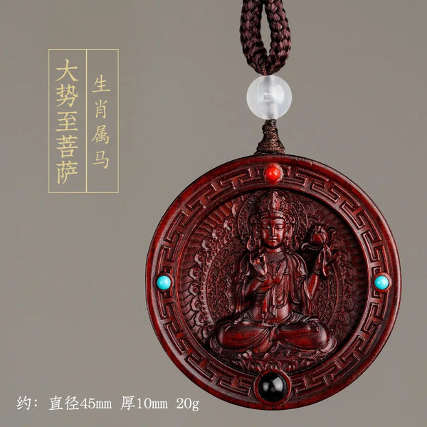 Sandalwood Ksitigarbha Pendant-ToShay.org