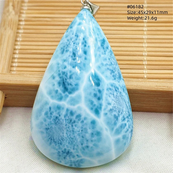 Blue Larimar Pendant-ToShay.org