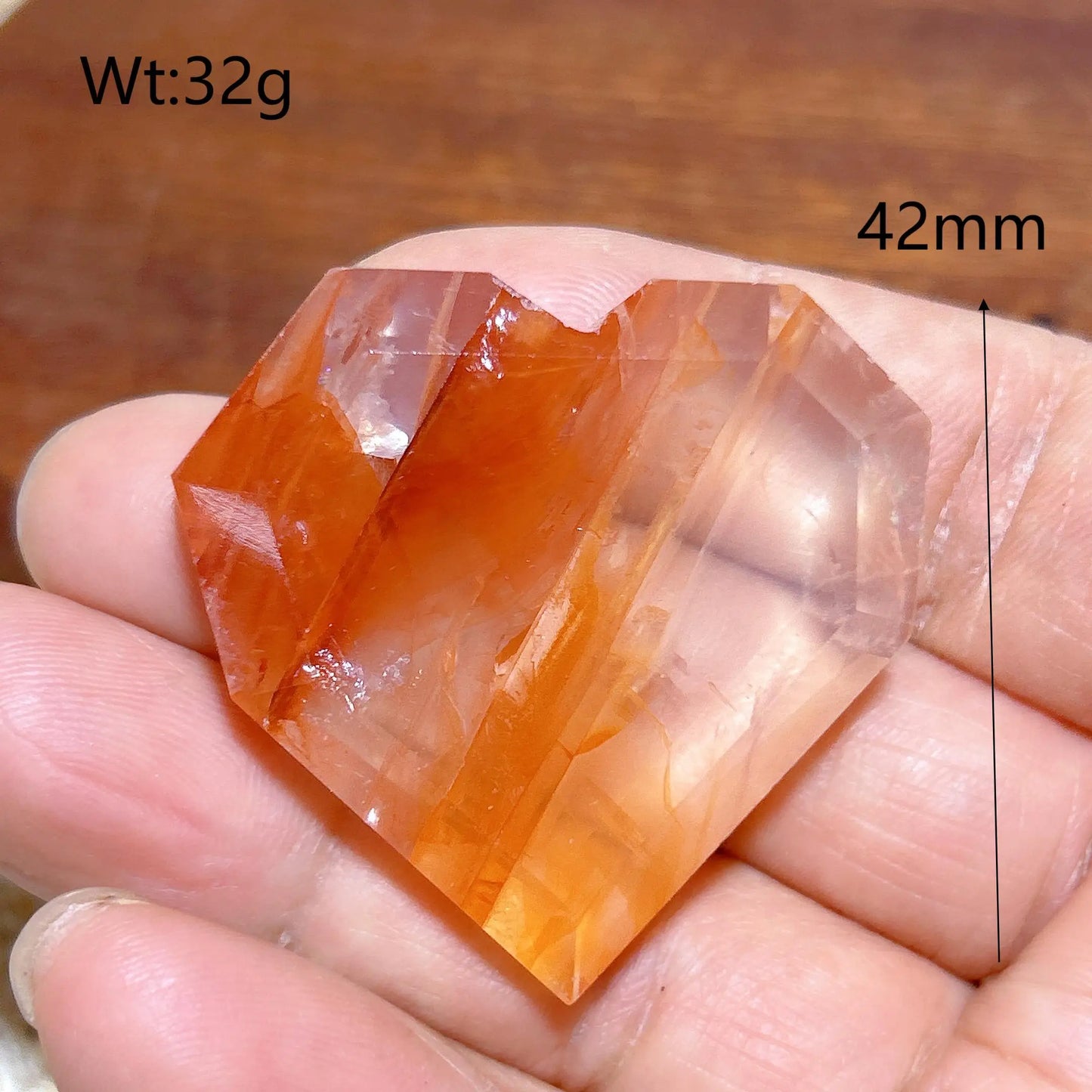 Orange Rainbow Fire Quartz-ToShay.org