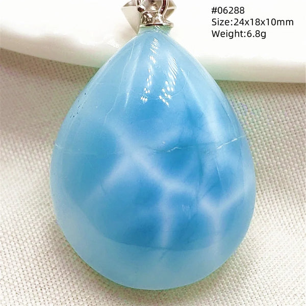Blue Larimar Pendant-ToShay.org