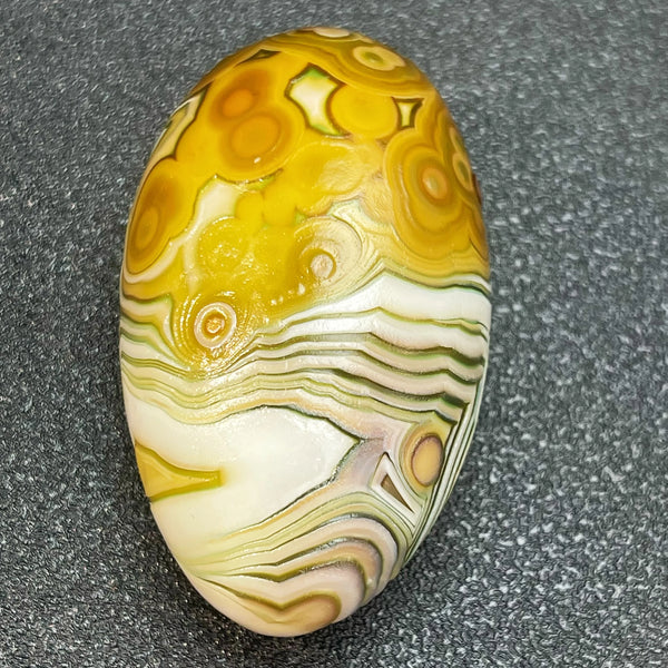 Yellow Flower Wishing Agate-ToShay.org