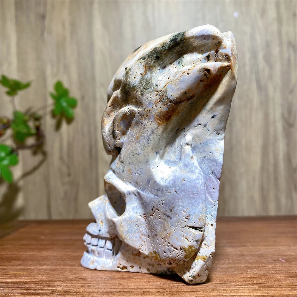 Ocean Jasper Skull-ToShay.org