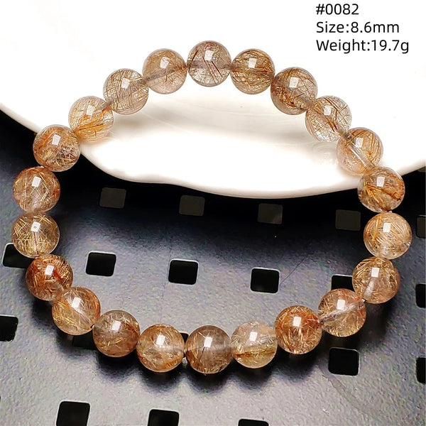 Silver Rutilated Quartz Bracelet-ToShay.org