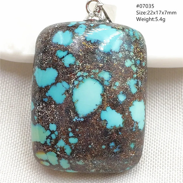 Blue Turquoise Pendant-ToShay.org