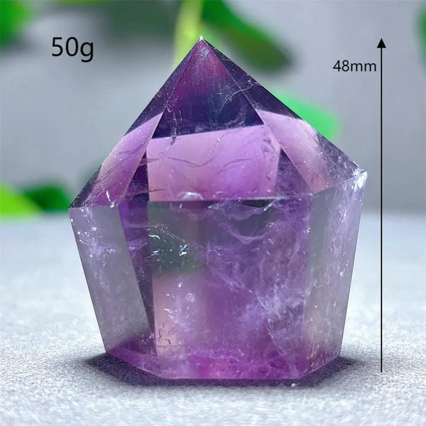 Purple Amethyst Wand Point-ToShay.org