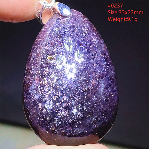 Blue Blood Red Lolite Pendant-ToShay.org