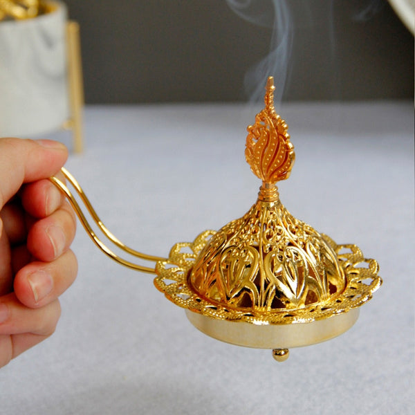 Gold Incense Burner-ToShay.org