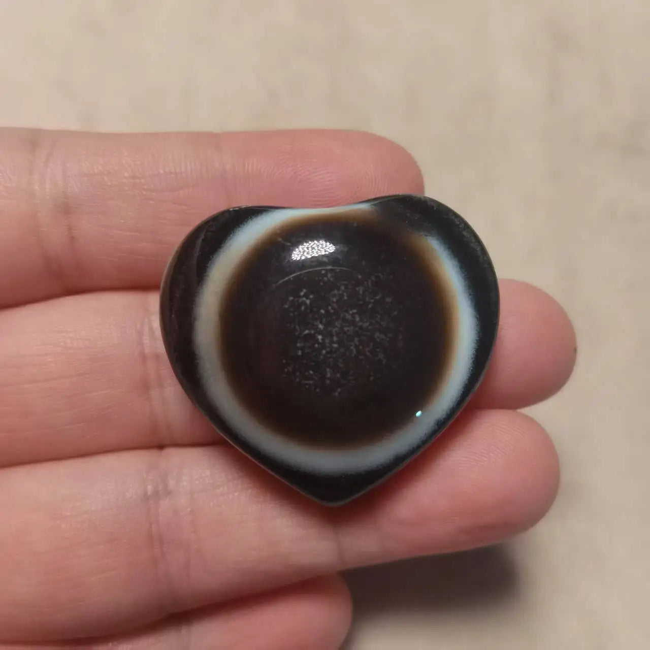 Black White Sheep Eye Agate-ToShay.org