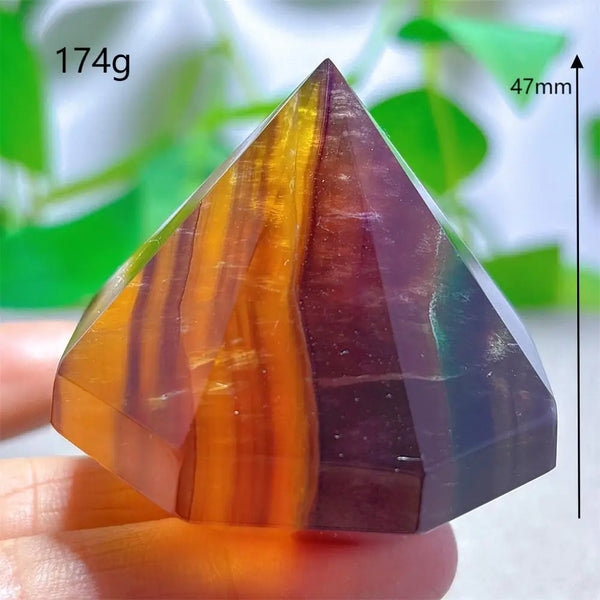 Rainbow Fluorite Diamond-ToShay.org